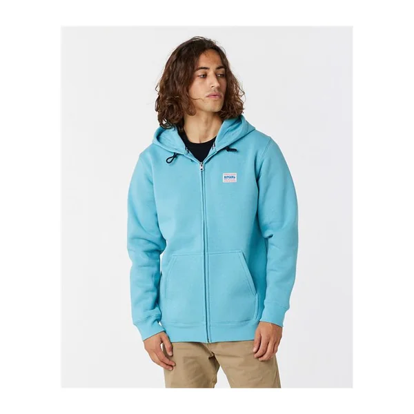 Sweat RIPCURL Horizion Zip Thru Hood Dusty Blue Taille:2XL