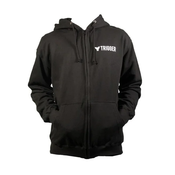 Sweatshirt TRIGGER Club capuche Noir