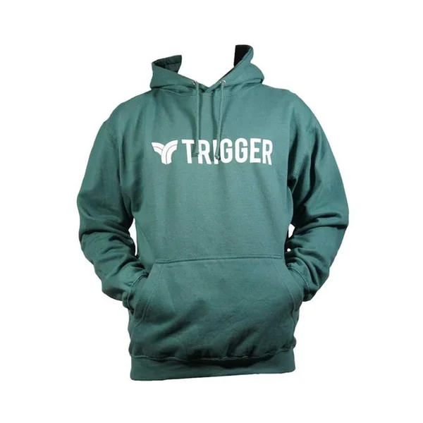 Sweatshirt TRIGGER College capuche Cyan