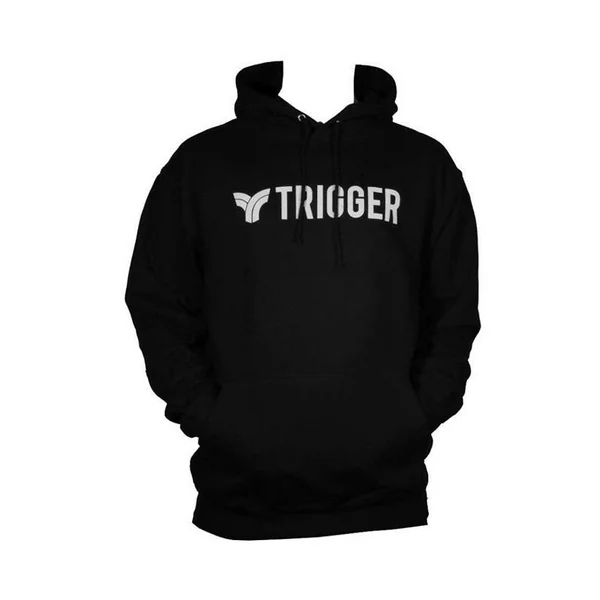 Sweatshirt TRIGGER College capuche Noir
