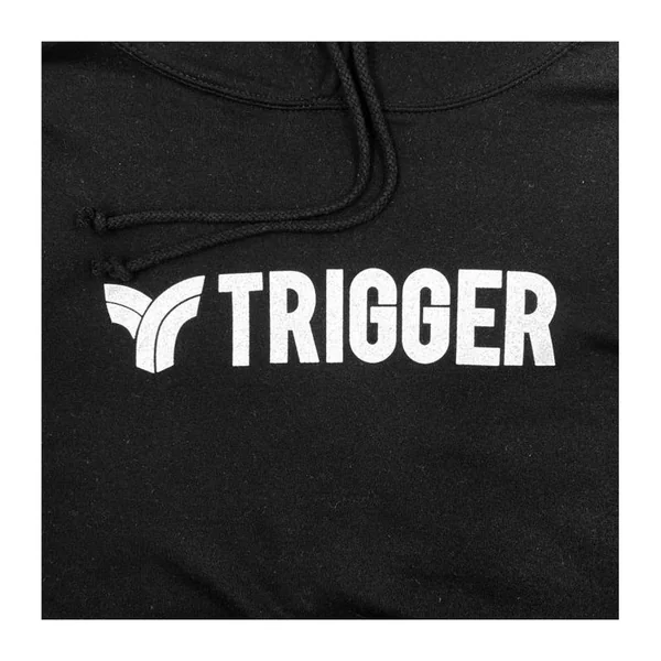 Sweatshirt TRIGGER College capuche Noir