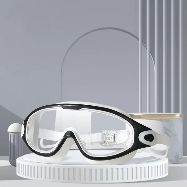 Swimming Goggles For Adult Men And Women High-Definition Waterproof And Anti Fog Electroplating Large Frame Swimming Goggles