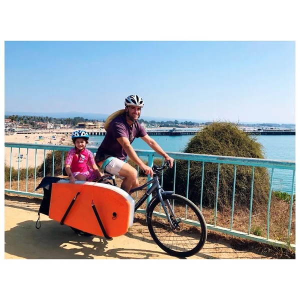Système portage Surf Moved By Bike Shortboard Rack