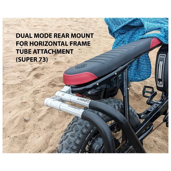 Système portage Surf Moved By Bike Shortboard Rack