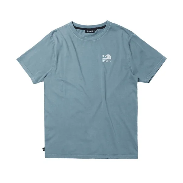 Tee shirt MYSTIC Moonwash Tee Grey Blue