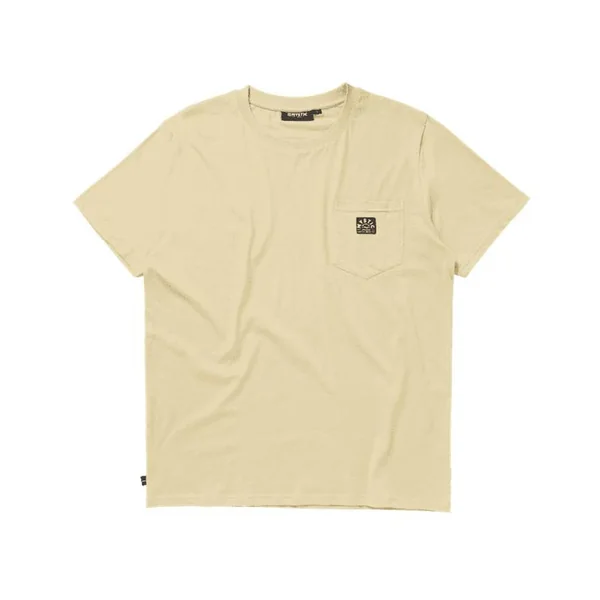 Tee shirt MYSTIC The Pocket Tee Warm Sand