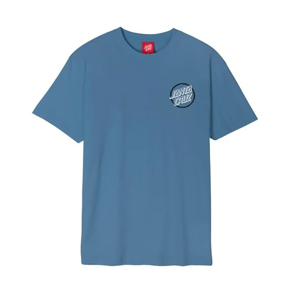 Tee shirt SANTA CRUZ Breaker Check Opus Dot Dusty Blue
