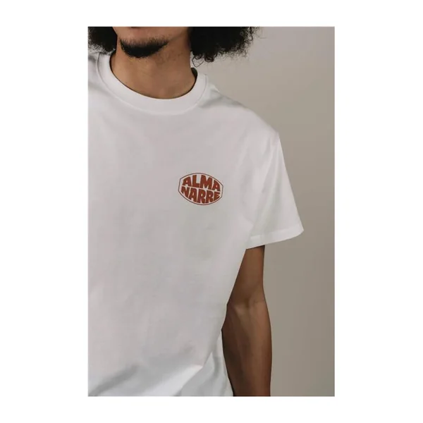 Teeshirt ALMANARRE CLOTHING Citizen Blanc