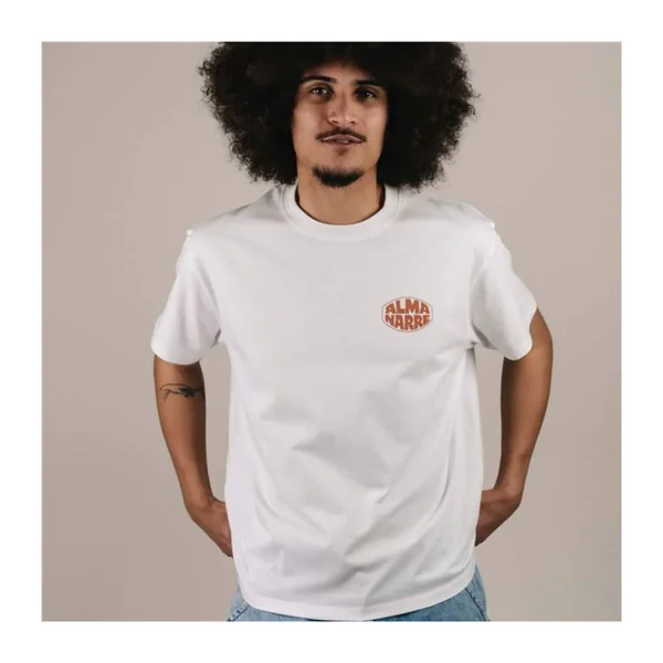 Teeshirt ALMANARRE CLOTHING Citizen Blanc
