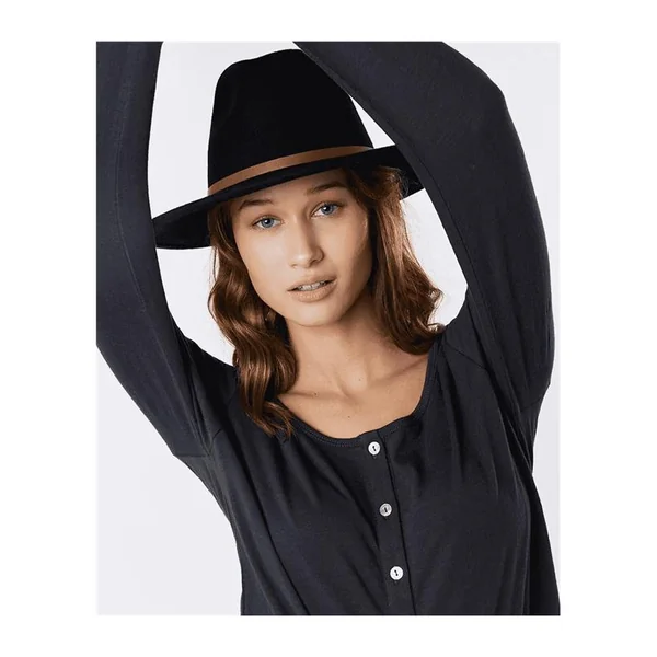 Teeshirt femme RIPCURL Cascais Ls Tee Washed Black S
