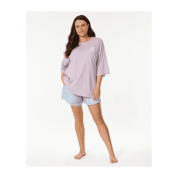 Teeshirt femme RIPCURL Icons Of Surf Heritage Tee 2 Lilac