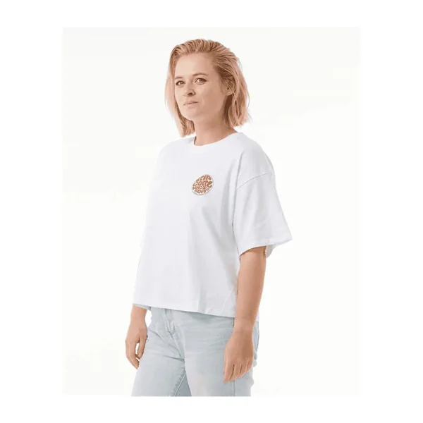 Teeshirt femme RIPCURL Icons Of Surf Heritage Tee 2 White