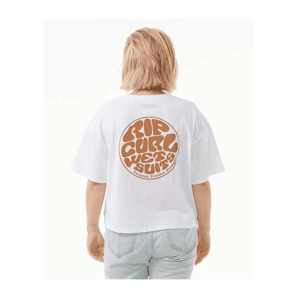 Teeshirt femme RIPCURL Icons Of Surf Heritage Tee 2 White
