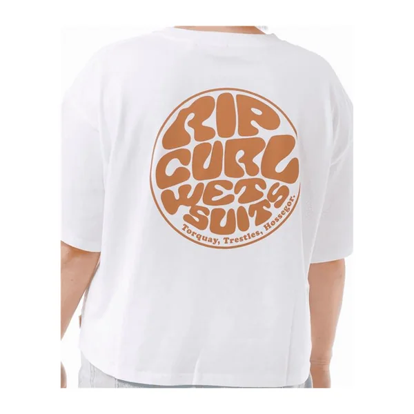 Teeshirt femme RIPCURL Icons Of Surf Heritage Tee 2 White