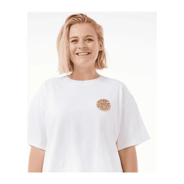 Teeshirt femme RIPCURL Icons Of Surf Heritage Tee 2 White