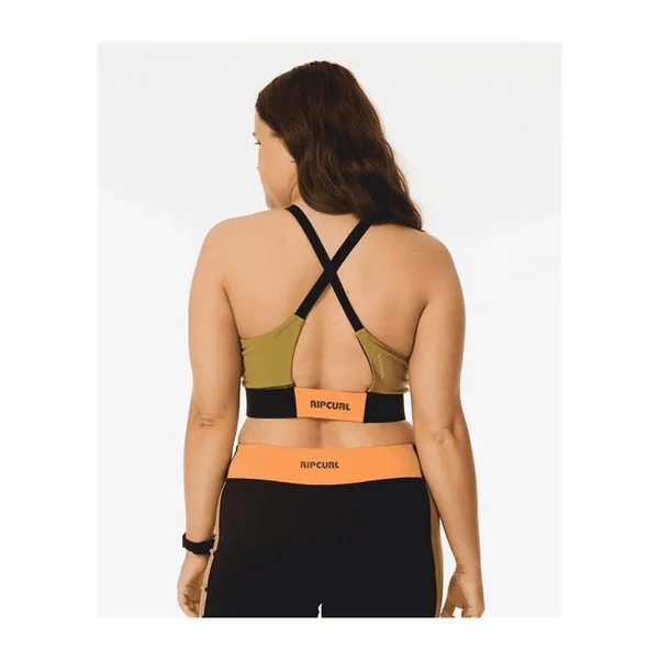 Teeshirt femme RIPCURL Rss Valley Block Crop Black