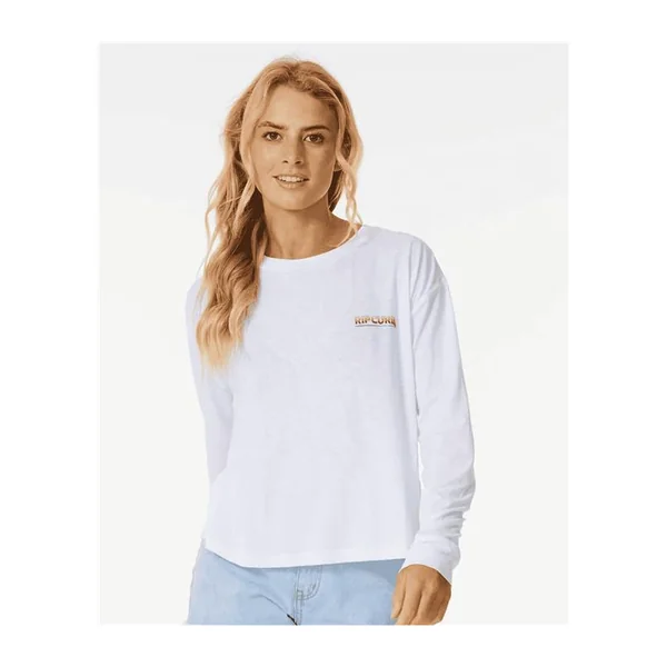 Teeshirt femme RIPCURL Sunrise Session Longsleeve White