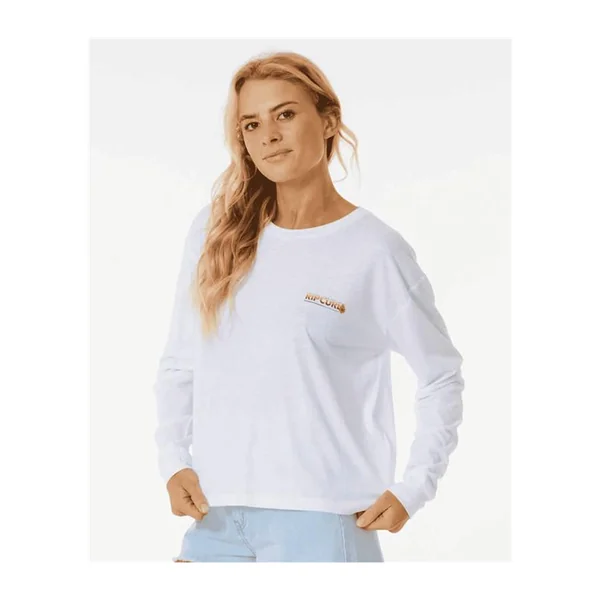 Teeshirt femme RIPCURL Sunrise Session Longsleeve White