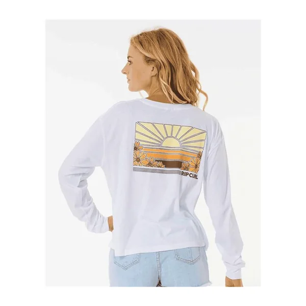 Teeshirt femme RIPCURL Sunrise Session Longsleeve White
