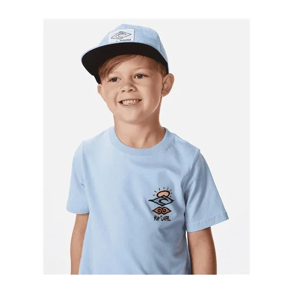 Teeshirt junior RIPCURL Icons Of Shred Tee -Boy Cool Blue