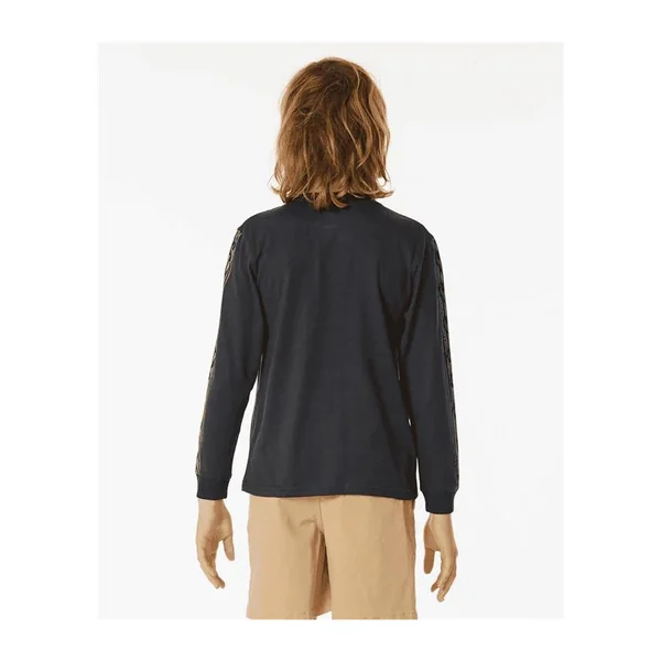 Teeshirt junior RIPCURL Pure Surf Ls Tee -Boy Washed Black