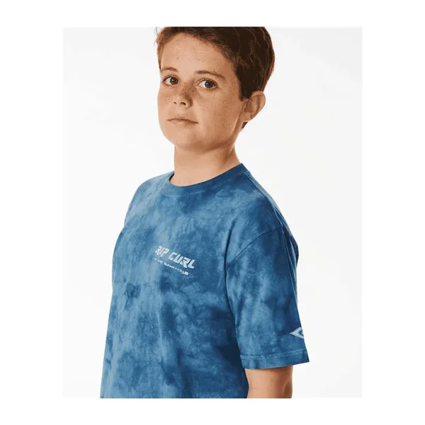 Teeshirt junior RIPCURL Pure Surf Tie Dye Tee-Boy Vintage Navy