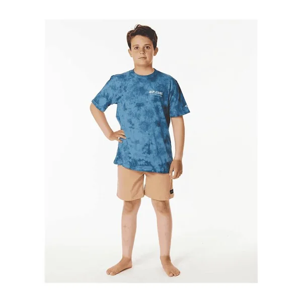 Teeshirt junior RIPCURL Pure Surf Tie Dye Tee-Boy Vintage Navy