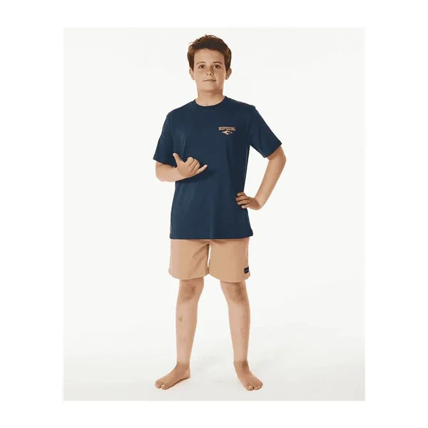 Teeshirt junior RIPCURL Shred Till Dead S/S Tee -Boy Navy