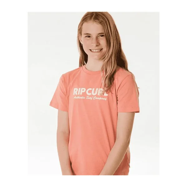 Teeshirt junior RIPCURL Surf Spray Standard Tee -Girl Coral