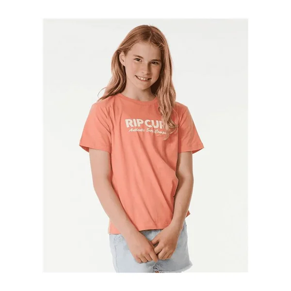 Teeshirt junior RIPCURL Surf Spray Standard Tee -Girl Coral