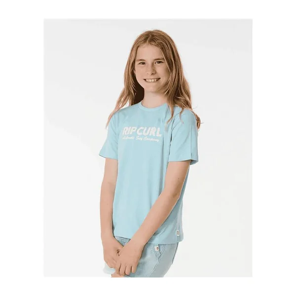 Teeshirt junior RIPCURL Surf Spray Standard Tee -Girl Light Blue