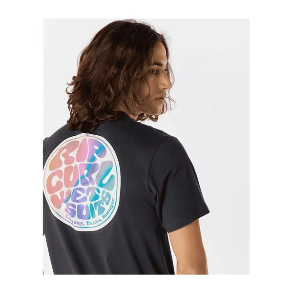 Teeshirt RIPCURL Passage S/S Tee Washed Black