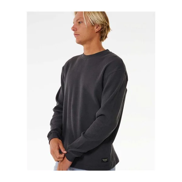 Teeshirt RIPCURL Quality Surf Products Ls Tee Washed Black
