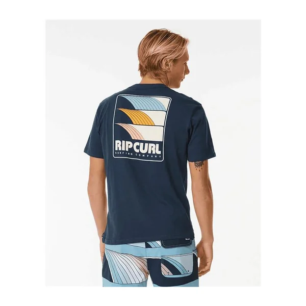 Teeshirt RIPCURL Surf Revival Line Up Tee Dark Navy XL