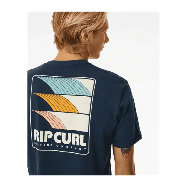 Teeshirt RIPCURL Surf Revival Line Up Tee Dark Navy XL