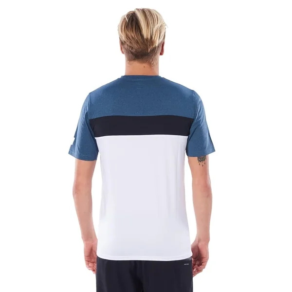 Top Manches Courtes Rip Curl UV Underline Panel S\/SL - Navy