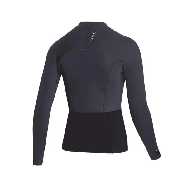 Top néoprène femme MYSTIC Lunar L/S 2mm Dark Grey