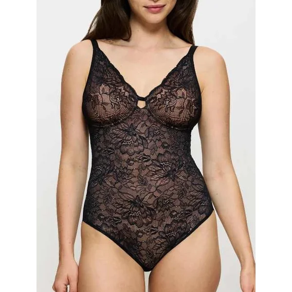 Triomphe Amourette Charm noir corselet