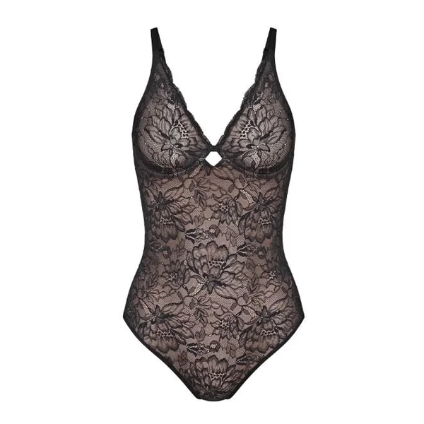 Triomphe Amourette Charm noir corselet