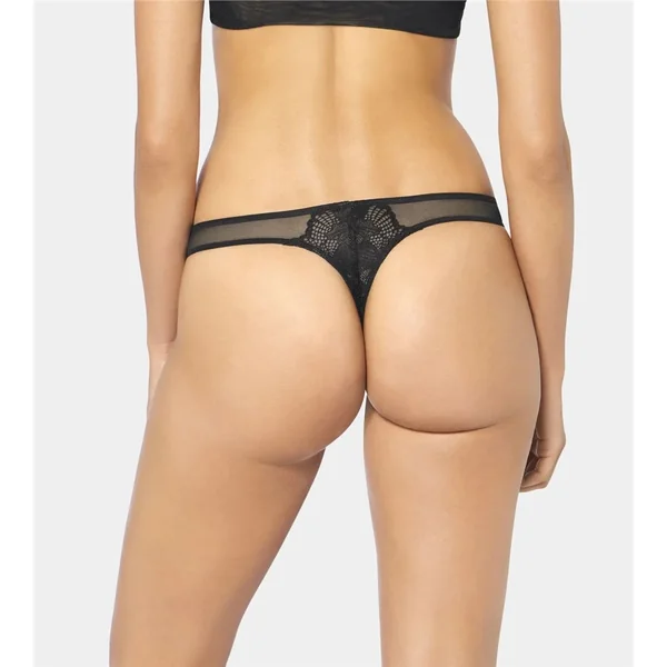 Triumph - Lace Spotlight String Noir Small