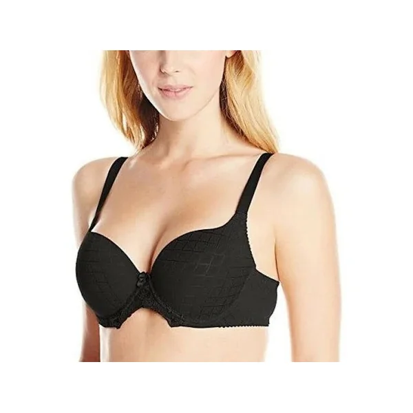 Triumph - Soutien-gorge avec armature 32 (70) D Noir Diamond Jacquard