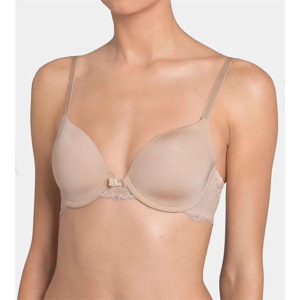Triumph - Soutien-gorge avec armature 38 (85) C Beige Doré Forbidden Lace