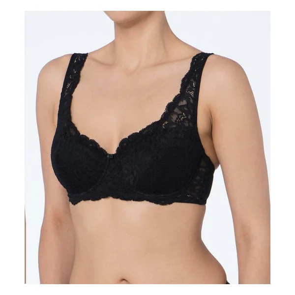 Triumph - Soutien-gorge avec armature en dentelle 32 (70) D Noir Amourette Charm