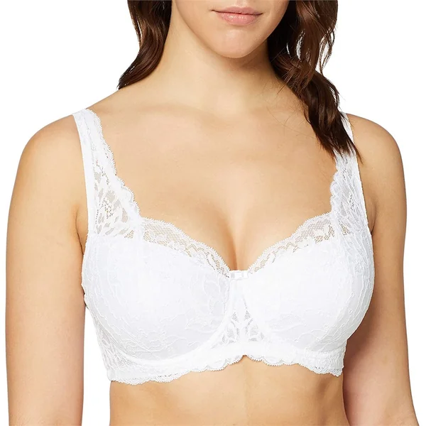 Triumph - Soutien-gorge avec armature en dentelle 32 (70) DD Blanc Amourette Charm