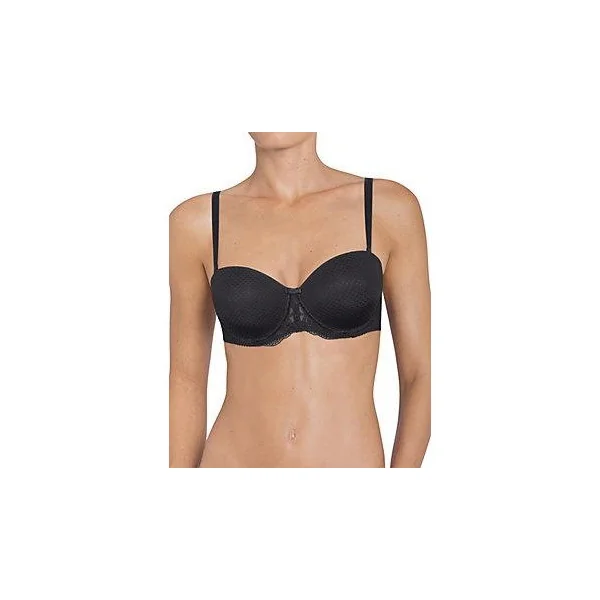 Triumph - Soutien-Gorge sans bretelles 36 (80) DD Noir Elegant Touch