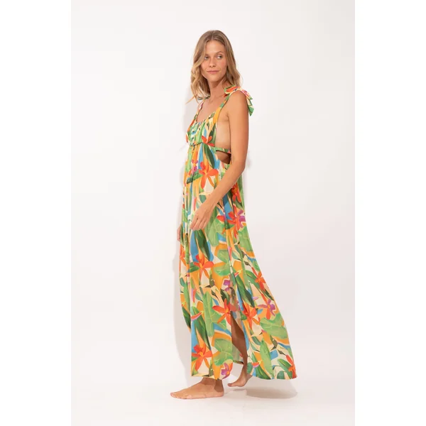 Tropical Long Dress Chiara