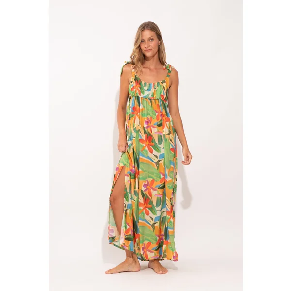 Tropical Long Dress Chiara