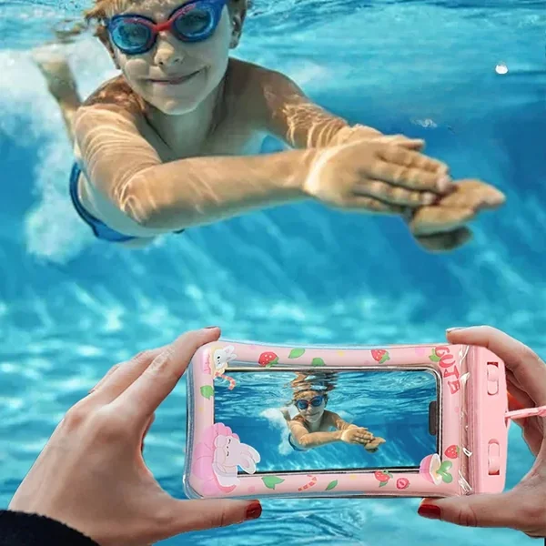 Universal Waterproof Phone Pouch with PVC Airbag Underwater – Touchscreen Case for Swim and Diving 도매 Льготы