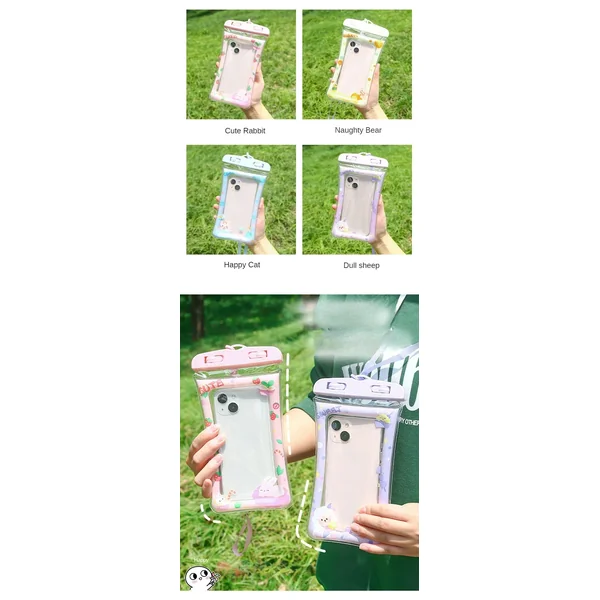 Universal Waterproof Phone Pouch with PVC Airbag Underwater – Touchscreen Case for Swim and Diving 도매 Льготы