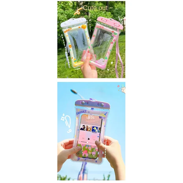 Universal Waterproof Phone Pouch with PVC Airbag Underwater – Touchscreen Case for Swim and Diving 도매 Льготы